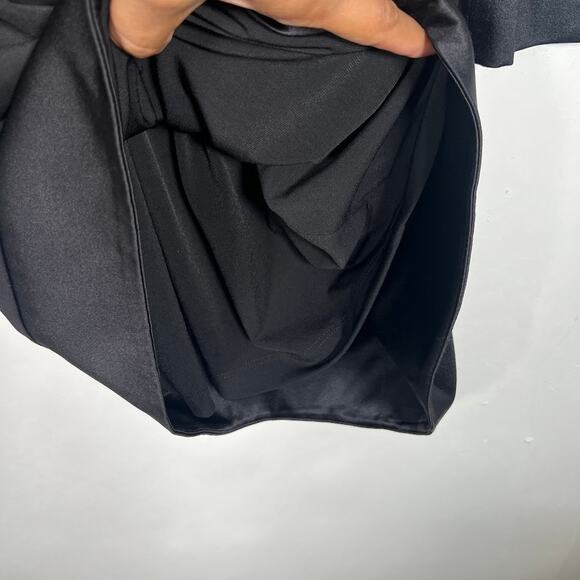 Vintage Cache Women's Metallic Gold Paisley Cocktail Dress 6 Long Sleeve Formal - Picture 5 of 7